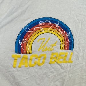 NWOT Official Taco Bell Visit Taco Bell tee shirt size M.  100% cotton.